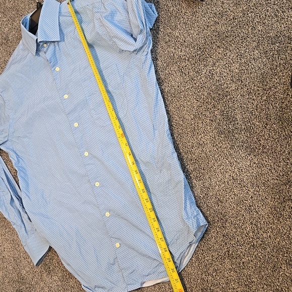 Peter Millar Mens Dress button down shirt sz L - Picture 7 of 9